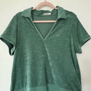 Vintage Terry Polo in Deep Sea